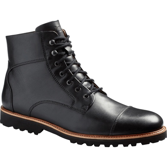 Samuel Hubbard Uptown Maverick Black Leather Men's Boots, Size 11 - Picture 1 of 13